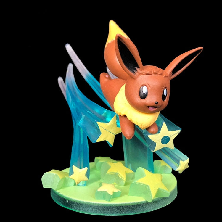 Figurine Pokémon Evoli Attaque - Carte Pokemon Rare